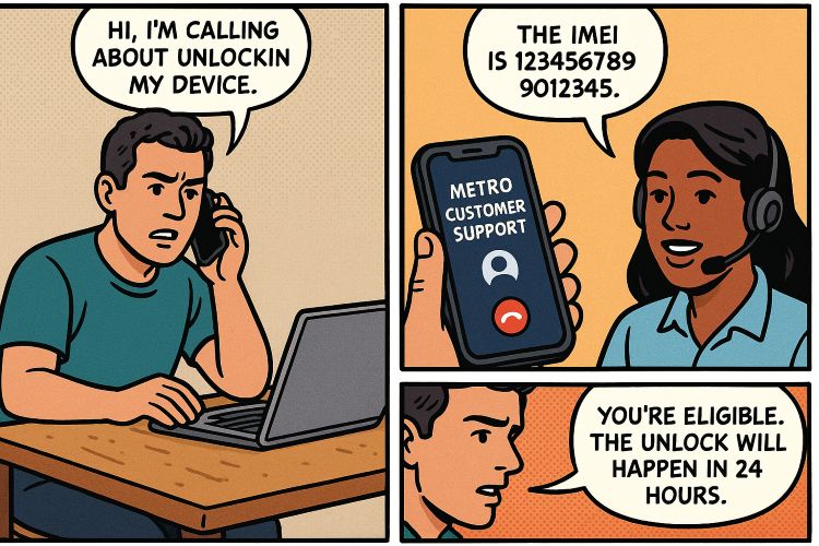 submit unlock request | Unlock MetroPCS Phone