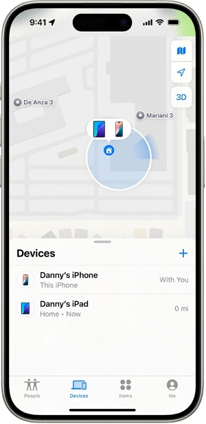 Reset iPhone via Find My App 1 | Factory reset iPhone without passcode or iTunes