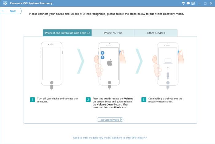 recovery mode | Remove White Spot on iPhone Screen