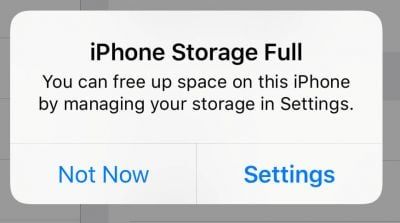 insufficient iPhone storage | iPhone Black Screen Spinning Wheel