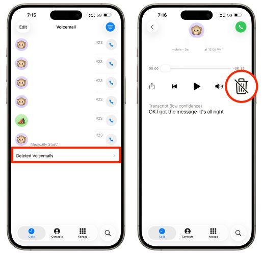 tap caller voicemail | Recover Deleted Voice Messages on iPhone