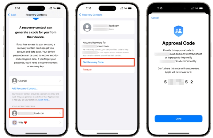 get recovery code | Apple ID Locked for Security Reasons