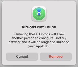 reconnect AirPods | Remove AirPods from Apple ID