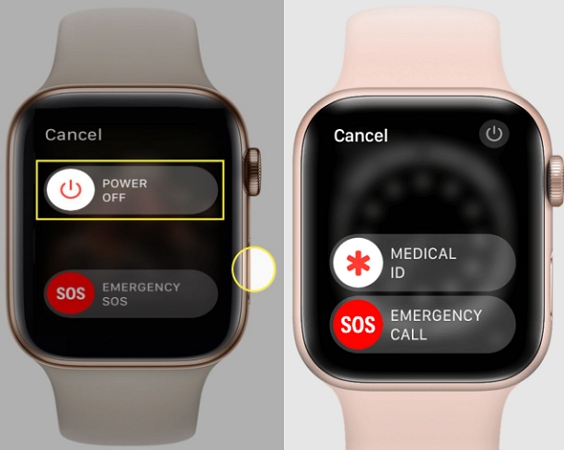 power off Apple Watch | Remove Previous Owner Apple ID
