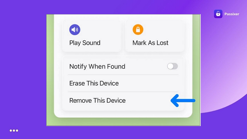 click Remove from Account | Unlock iPhone