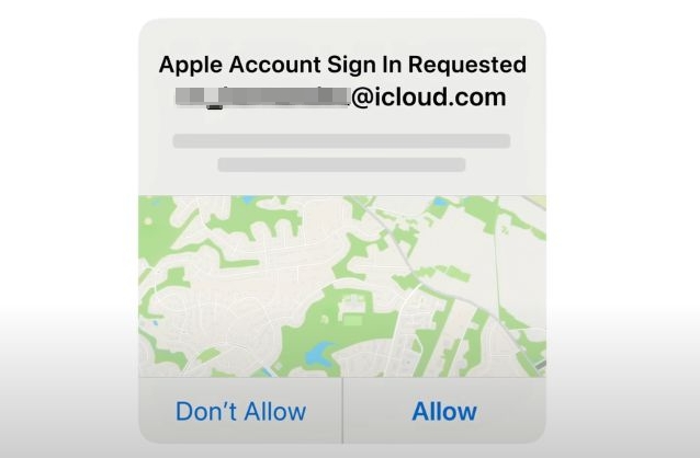 tap Allow | Find Your Apple ID Password Without Resetting It