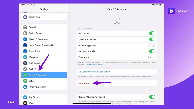 connected to a network | forgot iPad password