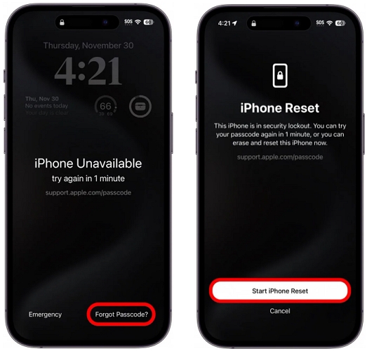 hit iPhone Reset | Bypass Face ID and Passcode on iPhone