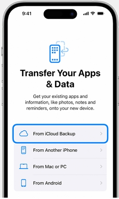 iCloud バックアップを復元する | データを失わずに iPhone パスコードをリセットする