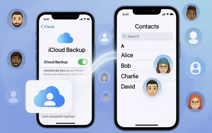 restore iCloud contacts | Recover Contacts from iCloud to iPhone