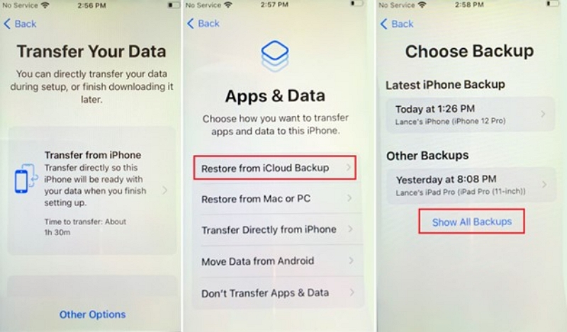 backup date | recover deleted imessages on iphone