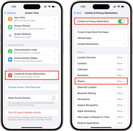 turn off Screen Time | Can’t Turn Off Find My iPhone