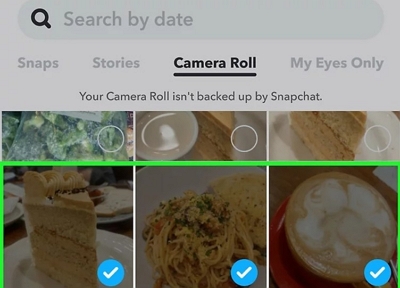 Search by date | recover pictures from snapchat on iphone