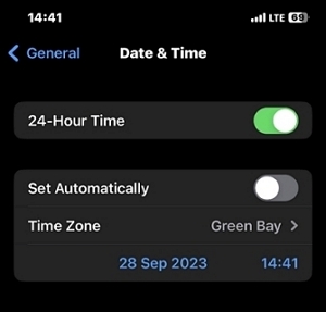 Changing Date | reset screen time passcode