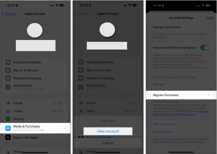 sign in App Store | Wrong Apple ID When Updating Apps