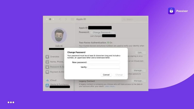enter Mac login password | Sign Out of Apple ID