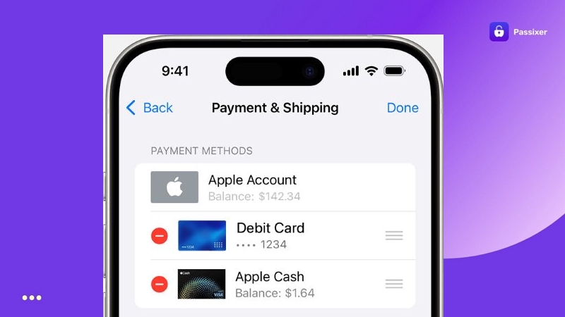 remove payment details | Sign Out of Apple ID