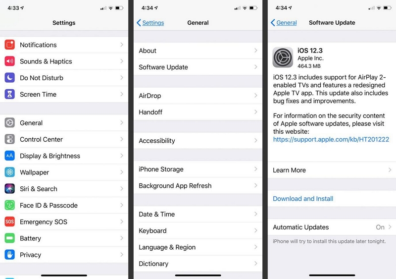 Software Update | unlock ee phone