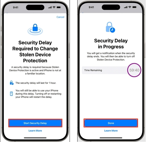 hit Done | Can’t Turn Off Find My iPhone