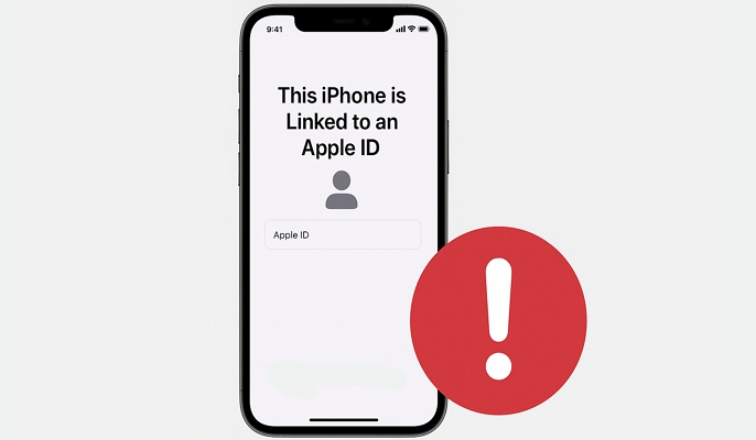 iCloud lock screen | This iPhone is Linked to an Apple ID