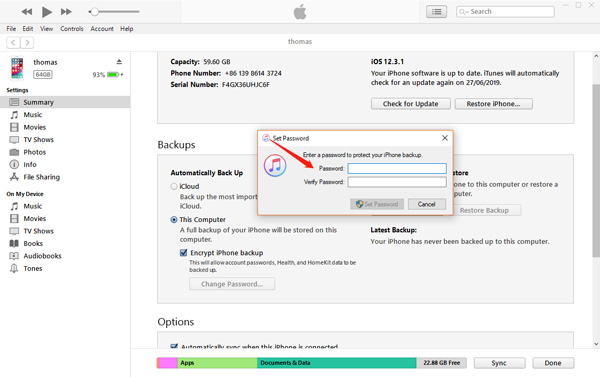 Remove iTunes Encrypted Backup Password | forgot encrypted backup password iphone