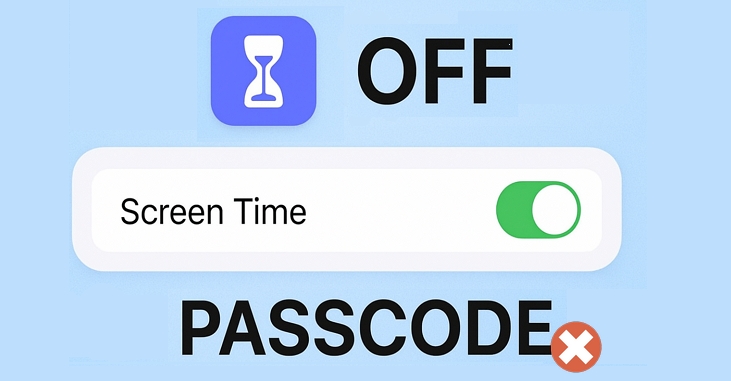 Screen Time off | Turn Off Screen Time without Passcode