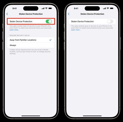 Stolen Device Protection off | Turn off Stolen Device Protection Without Face ID