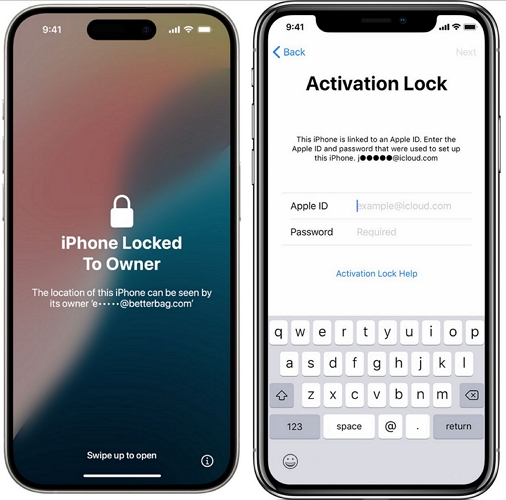 Activation Lock screen | Turn off Stolen Device Protection Without Face ID