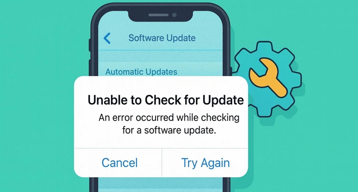fix iOS update issue | Unable to Check for Update iPhone