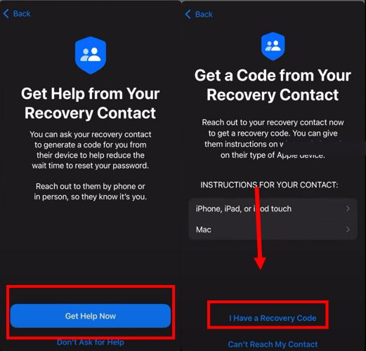 Account Recovery Contact | iforgot apple com
