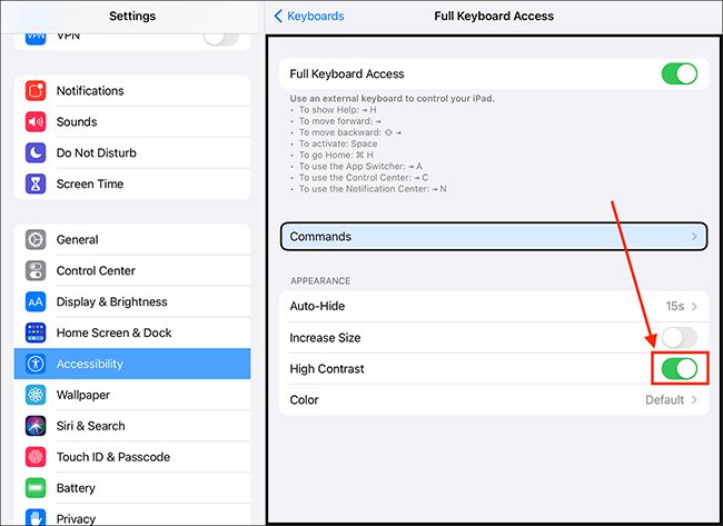 enable Full Keyboard Access | Unlock iPhone with Broken Screen