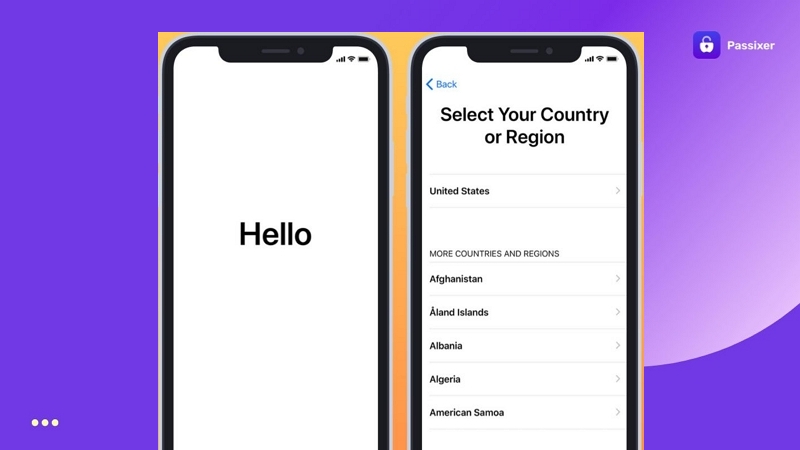 set iPhone up | Unlock iPhone Without Passcode