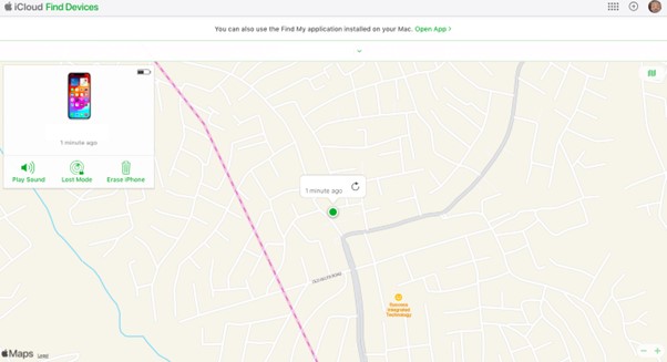 icloudを使ってiphoneのロックを解除する ステップ4