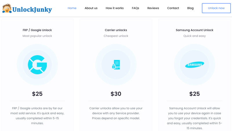 UnlockJunk | samsung frp bypass tool