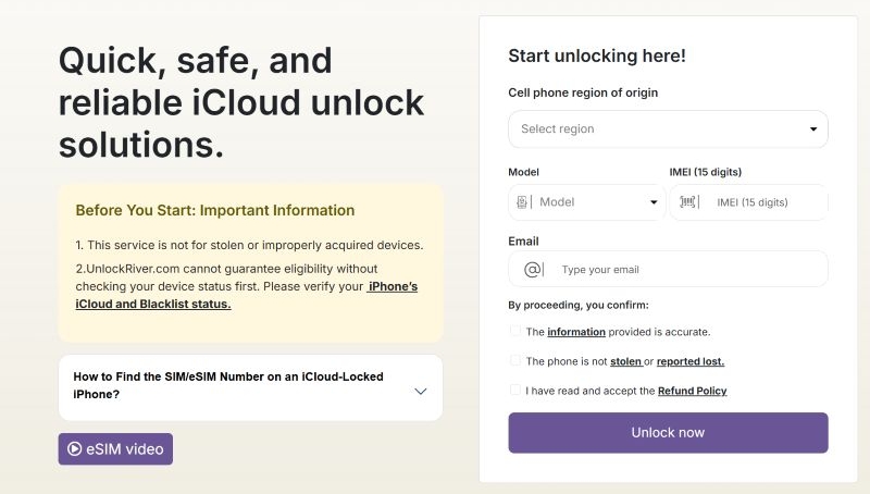 iCloud Activation Lock removal | UnlockRiver Review
