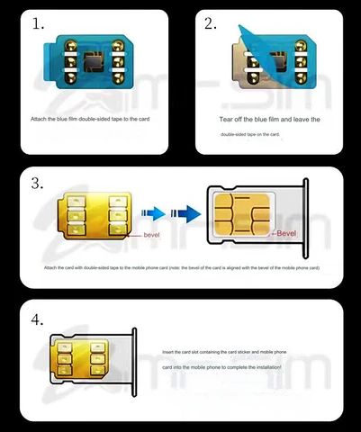 glue-backed SIM unlock chip | SIM Unlock Chip