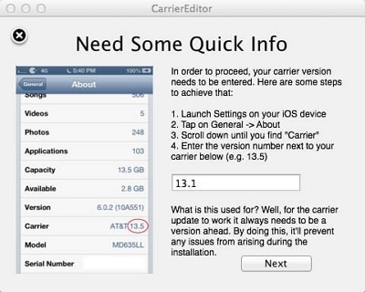 carrier version number | how to change carrier on iphone