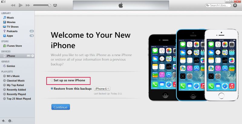 continue setup | Use iPhone Without SIM Card