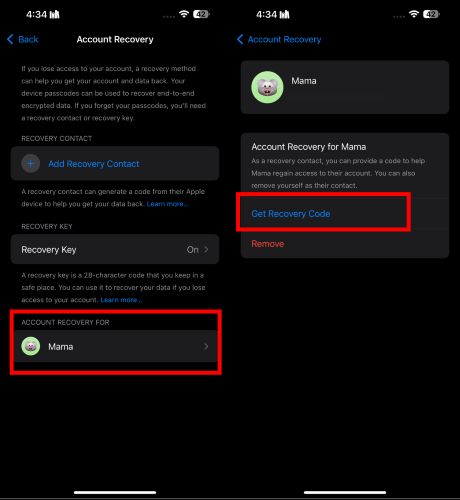 Account Recovery For label | appleid.apple.com Reset Password