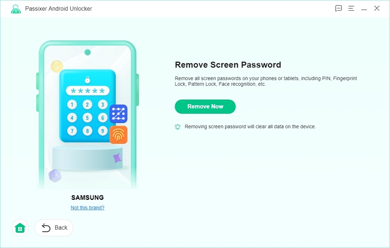 click Confirm | Passixer Android Unlocker User Guide