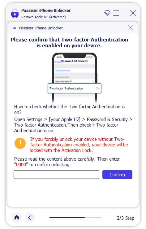 Passixer iPhone Unlocker Step 3 | Fix Error Connecting to Apple ID Server