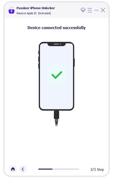 connect iPhone to Passixer | delete apple id