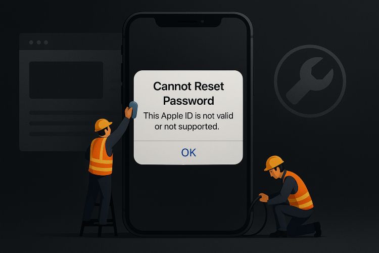 troubleshooting | This Apple ID Is Not Valid or Not Supported