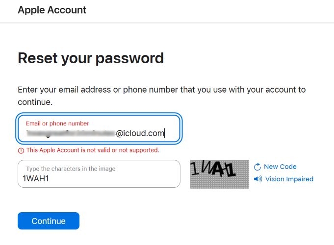Apple ID Website | This Apple ID Is Not Valid or Not Supported