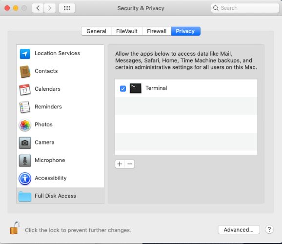 add Terminal | Screen Time Removers