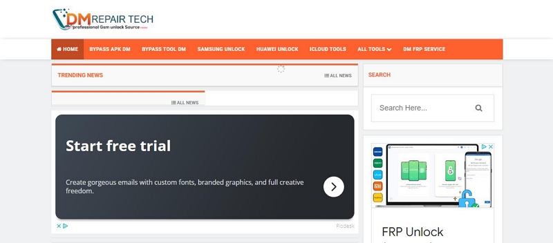 FRP Bypass APK DM | frp bypass tools
