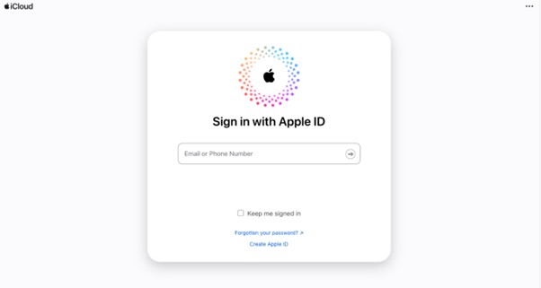 Unlock Disabled iPhone Using iCloud step 1