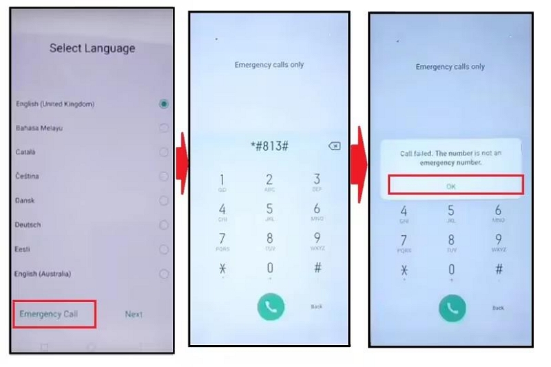 emergency call oppo | oppo bypass frp
