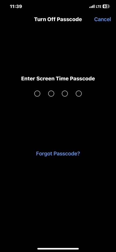 enter the current passcode | Bypass Screentime Passcode Without Apple ID