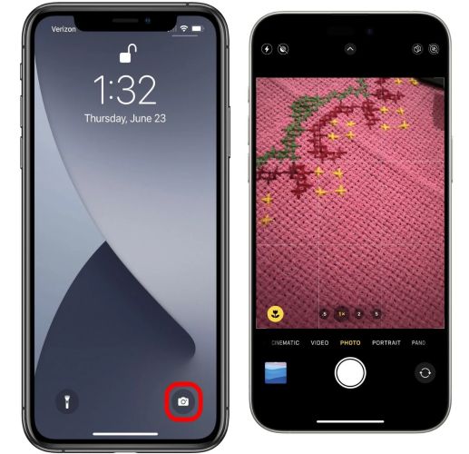 camera icon | Remove Camera on iPhone Lock Screen